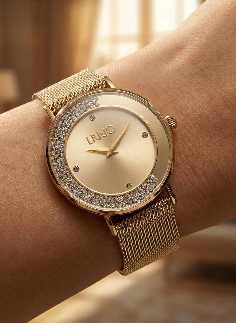 ليو جو ساعة ليو جو دانسينج سليم ميني ذهبية